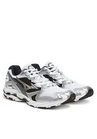 Mizuno Sneakersy Wave Rider 10 D1GA2104 Srebrny. Kolor: srebrny. Materiał: skóra. Model: Mizuno Wave #3