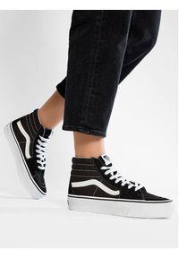 Vans Sneakersy Sk8-Hi Platform 2 VN0A3TKN6BT Czarny. Kolor: czarny. Materiał: skóra, zamsz. Obcas: na platformie