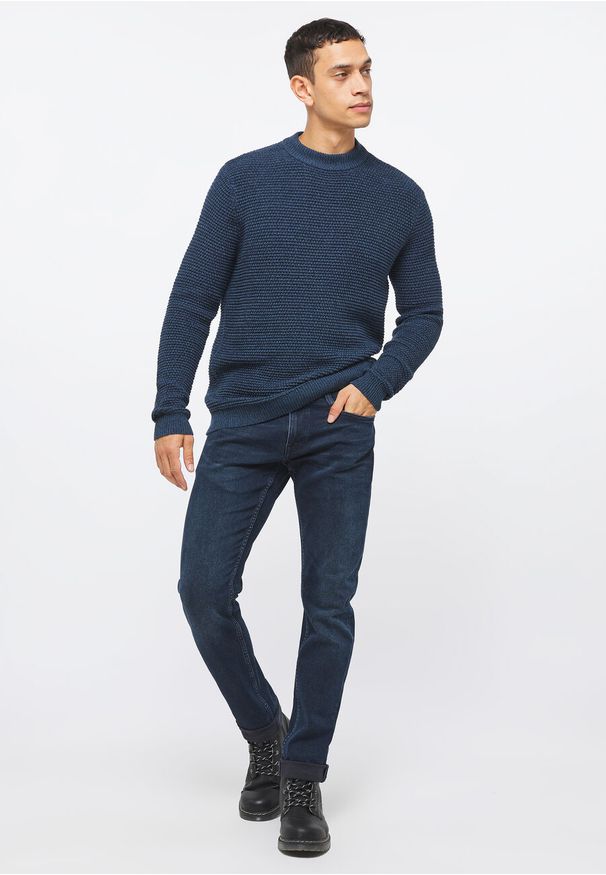 Mustang - MUSTANG OREGON TAPERED MĘSKIE SPODNIE JEANSOWE DENIM BLUE 1013214 5000 784