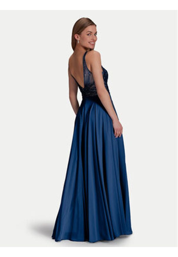 Hey Kyla Sukienka wieczorowa 5AG015HK Niebieski Regular Fit. Kolor: niebieski. Materiał: syntetyk. Styl: wizytowy