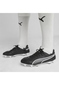Buty piłkarskie męskie Puma 01 King Pro Mxsg. Kolor: czarny. Materiał: tkanina, materiał, syntetyk. Sport: piłka nożna