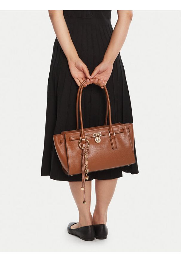 MICHAEL Michael Kors Torebka 30F5GNXT0L Brązowy. Kolor: brązowy. Materiał: skórzane