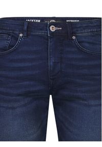 Petrol Industries Szorty jeansowe M-ROS-SHO001 Granatowy Slim Fit. Kolor: niebieski. Materiał: bawełna #5