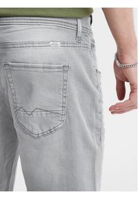 Blend Szorty jeansowe 20713326 Szary Slim Fit. Kolor: szary. Materiał: bawełna #5