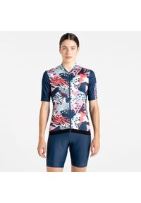 DARE 2B - Koszulka rowerowa damska AEP Stimulus. Kolor: szary, fioletowy, wielokolorowy #1