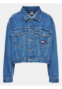 Tommy Jeans Kurtka jeansowa DW0DW15808 Niebieski Regular Fit. Kolor: niebieski. Materiał: bawełna #1