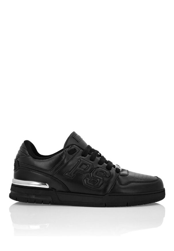 Plein Sport Sneakersy Viper I FAES USC0798 SLE004N Czarny. Kolor: czarny. Materiał: skóra