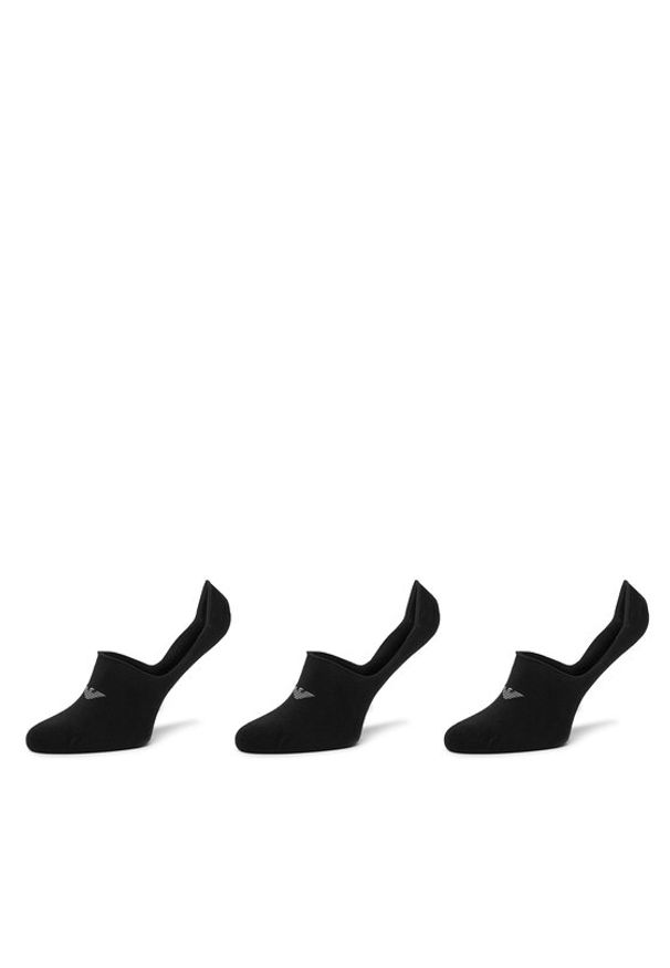 Emporio Armani Underwear Stopki EM000548 AF14446 MC061 Czarny. Kolor: czarny. Materiał: bawełna