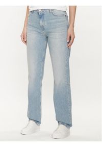 Mustang Jeansy Brooke 1013427 Niebieski Straight Fit. Kolor: niebieski