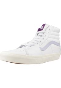 Vans - Buty VANS SK8-HI PREMIUM LEATHER Biały. Kolor: biały. Materiał: skóra. Model: Vans SK8 #1