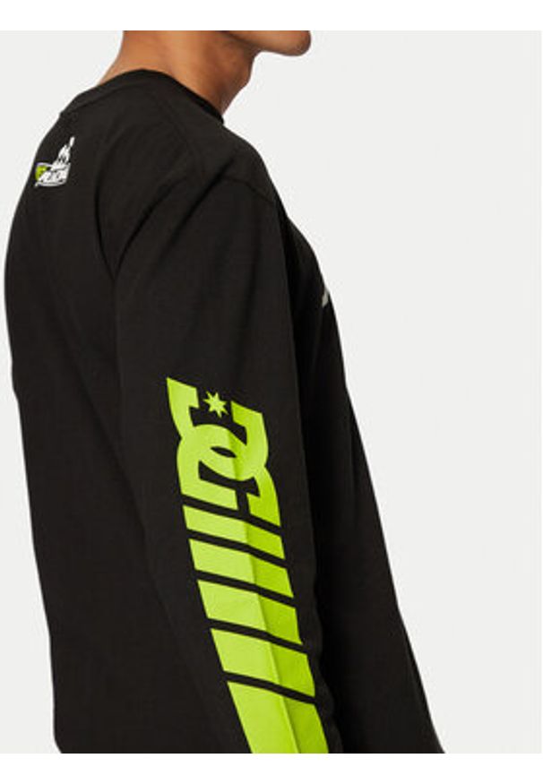 DC Longsleeve Shoe Co Racing ADYZT05405 Czarny Standard Fit. Kolor: czarny. Materiał: bawełna. Długość rękawa: długi rękaw