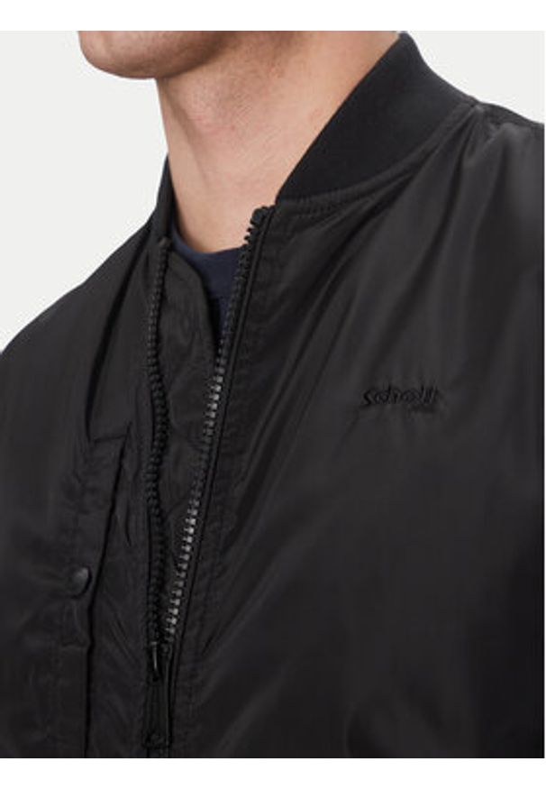 SCHOTT N.Y.C. Kurtka bomber Airstar Czarny Regular Fit. Kolor: czarny. Materiał: syntetyk