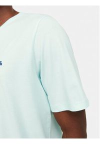 Jack & Jones - Jack&Jones T-Shirt Paulos 12245087 Błękitny Standard Fit. Kolor: niebieski. Materiał: bawełna