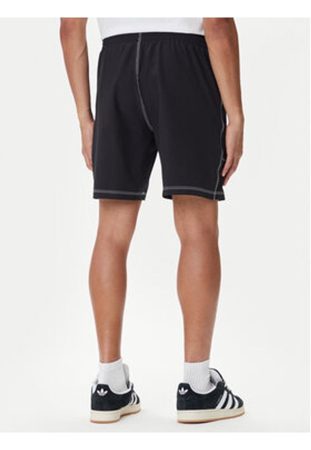Adidas - adidas Szorty sportowe Trefoil Essentials KA8539 Czarny Loose Fit. Kolor: czarny. Materiał: syntetyk. Styl: sportowy
