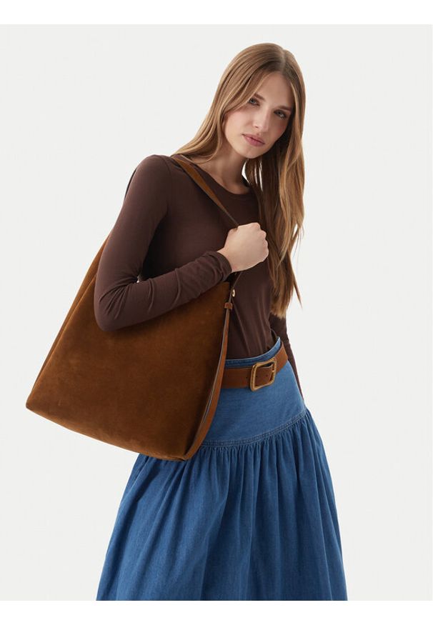 Tory Burch Torebka 175320 Brązowy. Kolor: brązowy. Materiał: skórzane