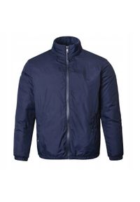 Jesienno-Zimowa Kurtka Męska - Wiatrówka - Pako Jeans - Granatowa. Kolor: niebieski. Materiał: tkanina, nylon. Sezon: zima, jesień #5