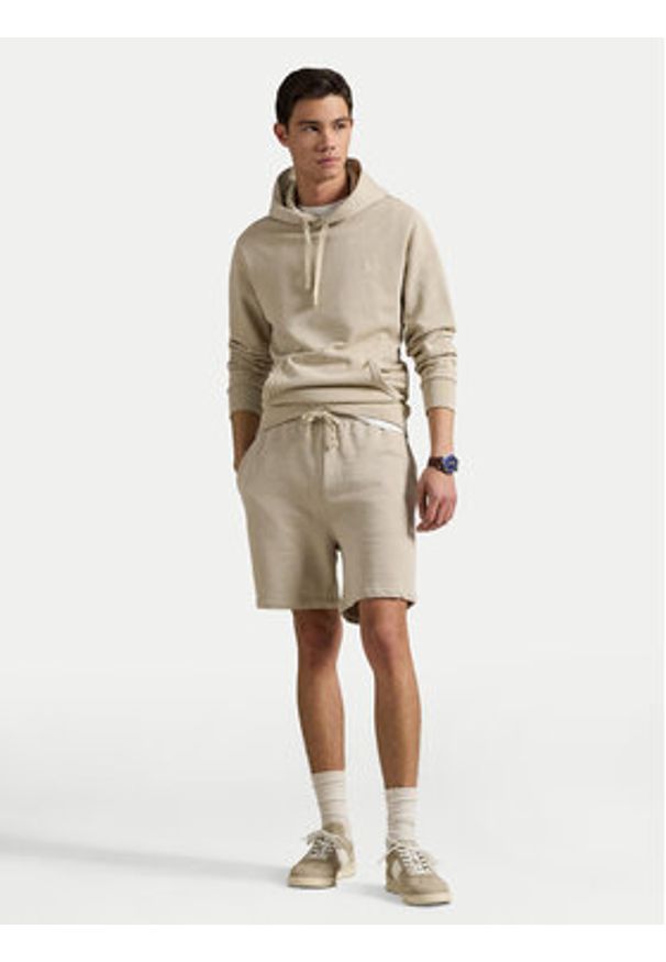 Polo Ralph Lauren Bluza 710916690029 Beżowy Regular Fit. Typ kołnierza: polo. Kolor: beżowy. Materiał: bawełna