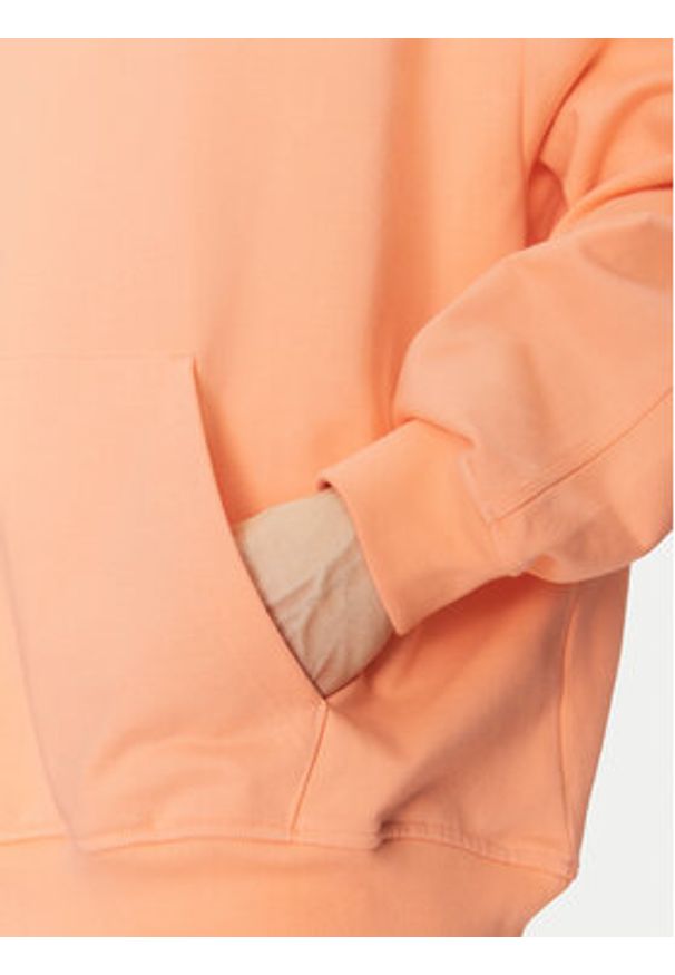 Adidas - adidas Bluza Essentials JJ3499 Różowy Oversize. Kolor: różowy. Materiał: bawełna