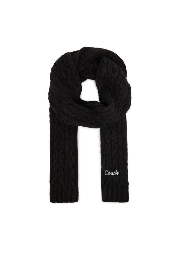 Szalik Coach. Kolor: czarny