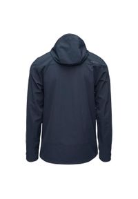 Hi-tec - Męska Kurtka Nikko Soft Shell. Kolor: niebieski, szary, wielokolorowy. Sport: turystyka piesza