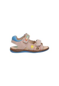 Sandały Pablosky Model 017075 Kolor Jasnobrązowy. Kolor: beżowy, wielokolorowy, brązowy. Materiał: tkanina, skóra. Styl: sportowy