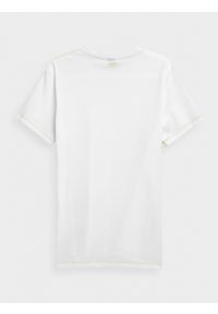 outhorn - T-shirt z nadrukiem męski. Materiał: materiał, bawełna. Wzór: nadruk. Styl: sportowy #4