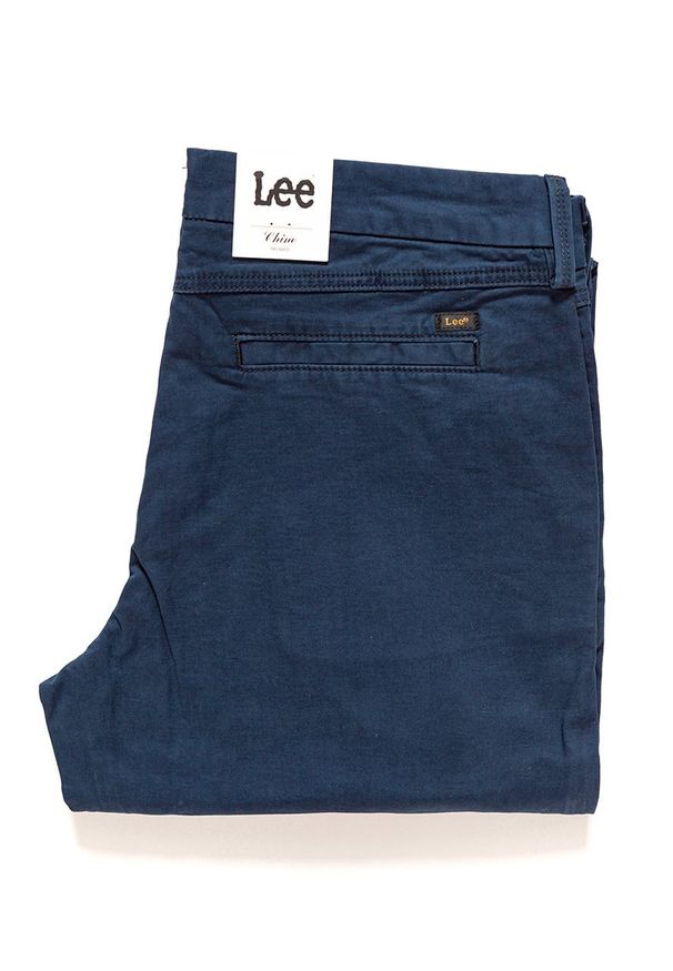 Lee - SPODNIE LEE DAMSKIE CHINO RELAXED L31MGK84. Materiał: materiał