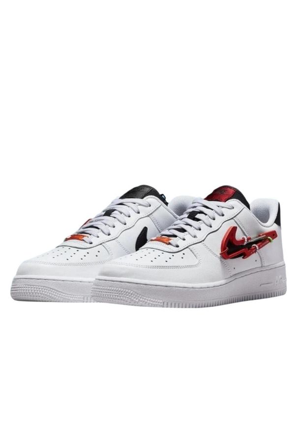 Buty do chodzenia damskie Nike Air Force 1 Low Premium. Zapięcie: sznurówki. Kolor: niebieski. Materiał: tkanina, guma, skóra. Szerokość cholewki: normalna. Model: Nike Air Force. Sport: turystyka piesza