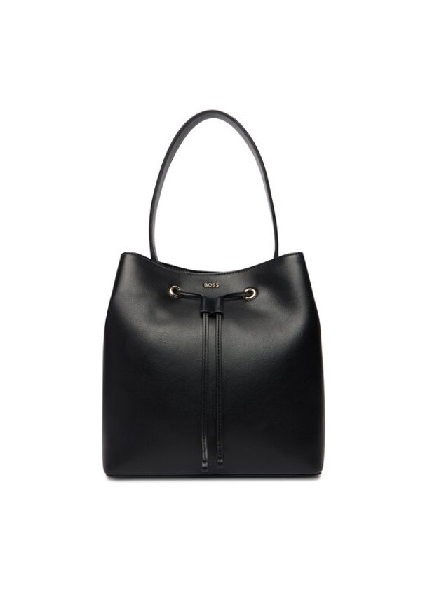 BOSS Torebka 50558134 Czarny. Kolor: czarny. Materiał: skórzane