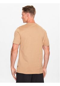 BOSS - Boss T-Shirt 50495742 Beżowy Regular Fit. Kolor: beżowy. Materiał: bawełna #5