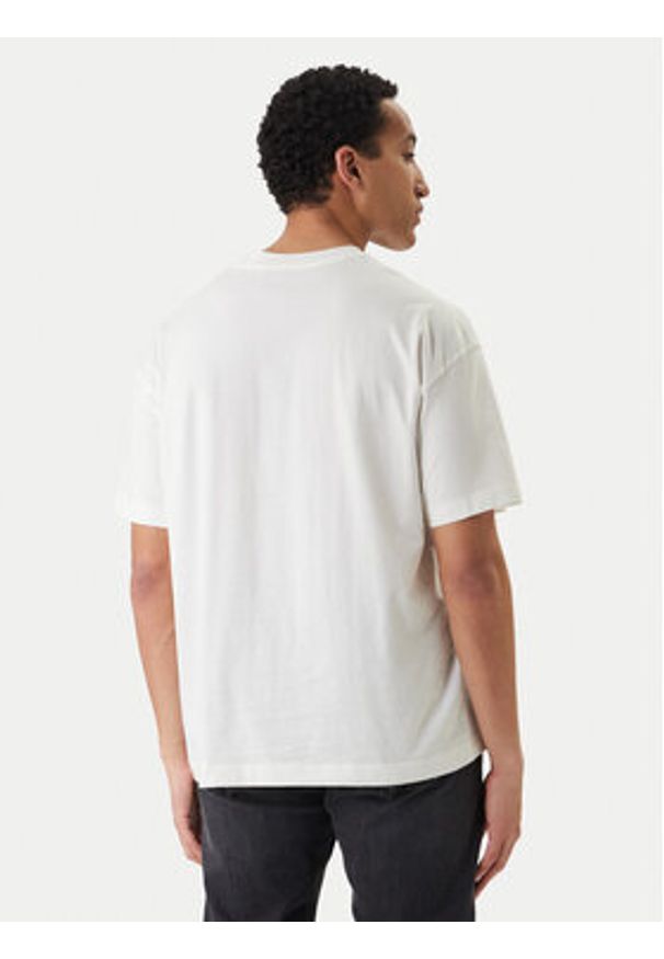 Jack & Jones T-Shirt Niagara 12293422 Écru Regular Fit. Kolor: kremowy. Materiał: bawełna