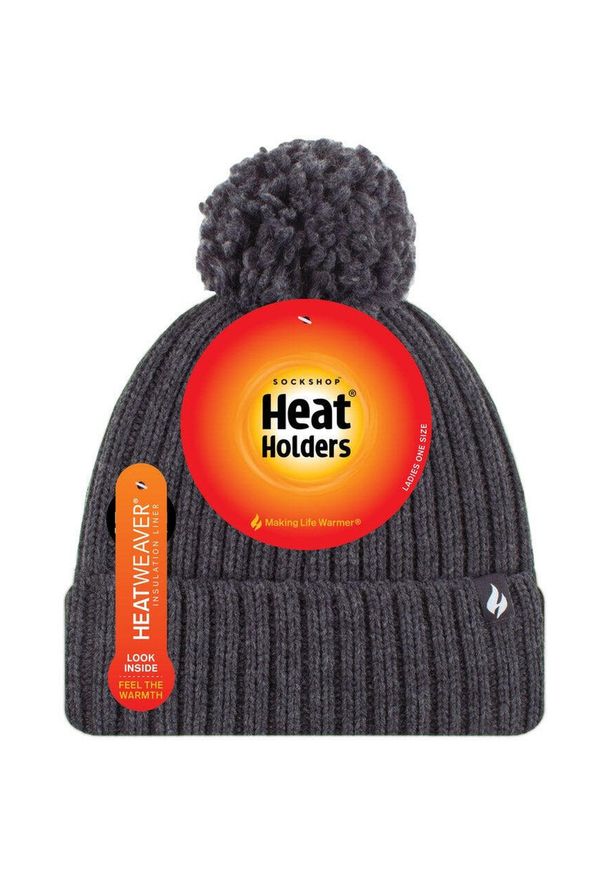 HEAT HOLDERS - Czapka Zimowa Ogrzewana dla Kobiet - Styl i Komfort. Kolor: brązowy, wielokolorowy, szary. Sezon: zima. Styl: elegancki