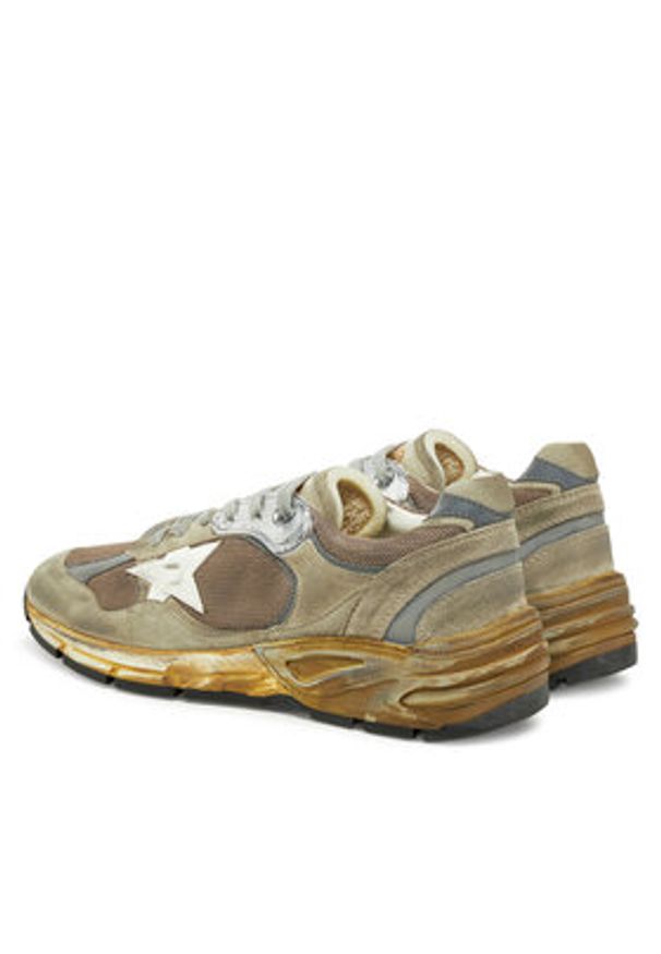GOLDEN GOOSE - Golden Goose Sneakersy Running Dad GMF00199.F003271.81751 Szary. Kolor: szary. Materiał: zamsz, skóra. Sport: bieganie