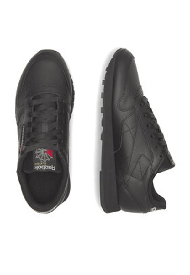 Reebok Sneakersy EO-CLASSIC LEATHER 100008497 W Czarny. Kolor: czarny. Materiał: skóra, syntetyk. Model: Reebok Classic