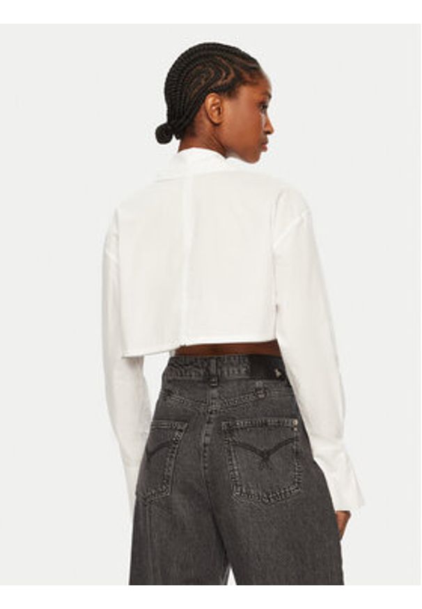 Patrizia Pepe Koszula 8C0737/AH74-W103 Biały Regular Fit. Kolor: biały. Materiał: bawełna