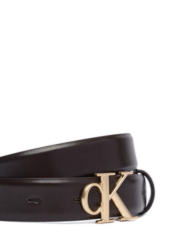 Calvin Klein Pasek LV04F7074G Czarny. Kolor: czarny. Materiał: skóra