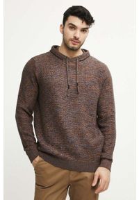 medicine - Medicine sweter bawełniany kolor czarny lekki. Kolor: czarny. Materiał: bawełna. Wzór: melanż #1