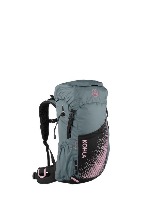 KOHLA - Plecak damski Kohla Track 23L - stormy sea/mauve/caviar. Kolor: zielony