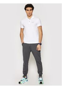 EA7 Emporio Armani Polo 8NPF04 PJM5Z 0100 Biały Regular Fit. Typ kołnierza: polo. Kolor: biały. Materiał: bawełna