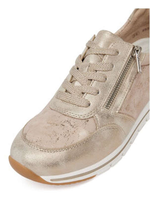Remonte Sneakersy R6700-61 Beżowy. Kolor: beżowy. Materiał: materiał