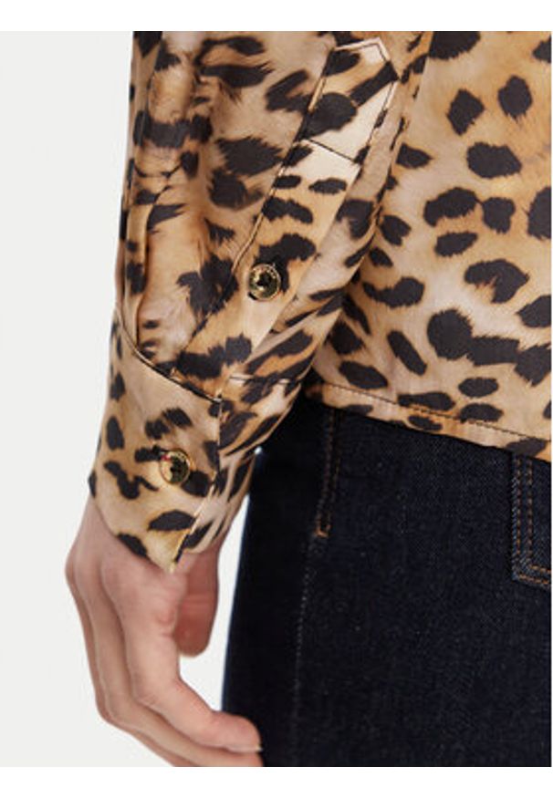 Guess Koszula W5GH83 WH5N2 Kolorowy Regular Fit. Materiał: wiskoza. Wzór: kolorowy