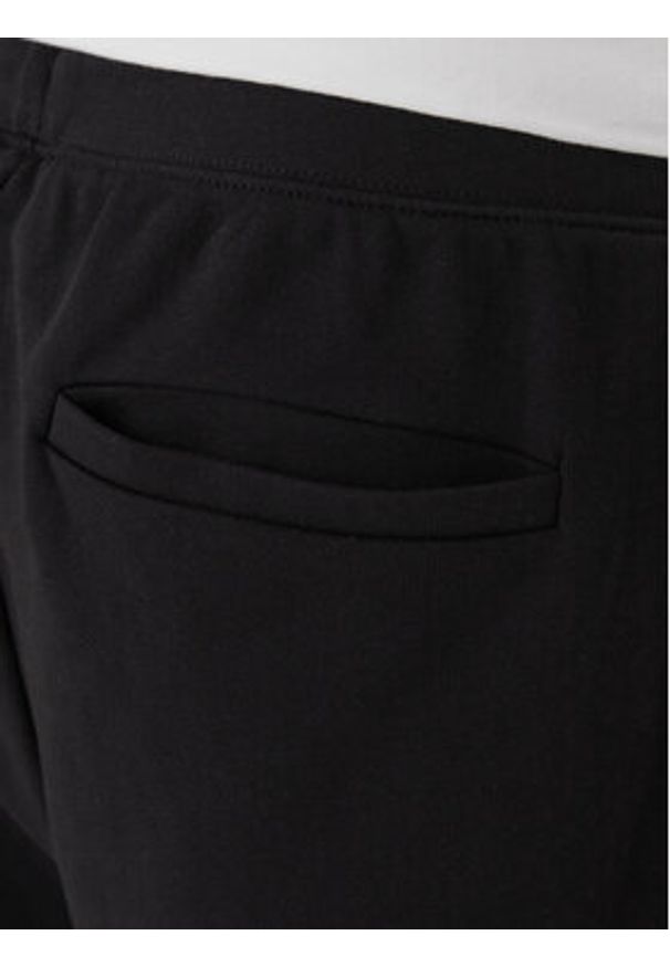 TOMMY HILFIGER - Tommy Hilfiger Szorty sportowe Global Stripe MW0MW42883 Czarny Regular Fit. Kolor: czarny. Materiał: bawełna. Styl: sportowy