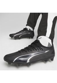 Puma - Buty piłkarskie męskie PUMA Ultra Ultimate Fg/Ag. Kolor: czarny, szary, wielokolorowy. Sport: piłka nożna