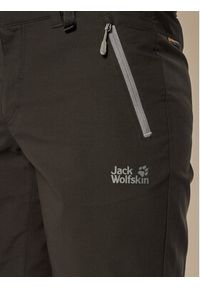 Jack Wolfskin Szorty sportowe Active Track 1503791 Czarny Regular Fit. Kolor: czarny. Materiał: syntetyk