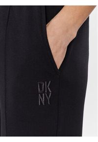 DKNY Sport Spodnie dresowe DP3P3203 Czarny Classic Fit. Kolor: czarny. Materiał: dresówka, syntetyk #5