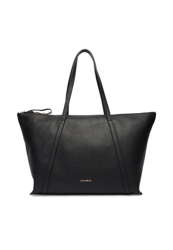 Coccinelle Torba na zakupy 329106 Czarny. Kolor: czarny. Materiał: skórzane