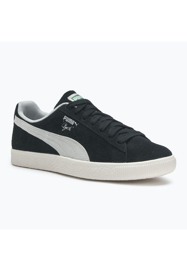Puma - Buty PUMA Clyde Hairy Suede. Kolor: czarny. Model: Puma Suede