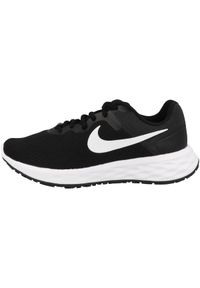 Buty do biegania damskie Nike Revolution 6 NN. Zapięcie: sznurówki. Kolor: czarny. Materiał: syntetyk, tkanina, materiał. Szerokość cholewki: normalna. Model: Nike Revolution