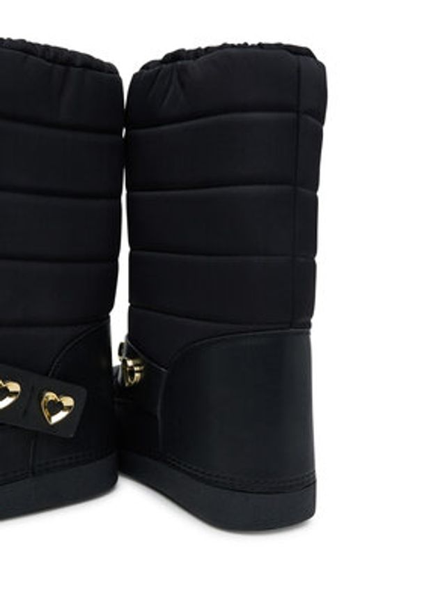 Love Moschino - LOVE MOSCHINO Śniegowce JA24192G1NISD00B Czarny. Kolor: czarny. Materiał: materiał