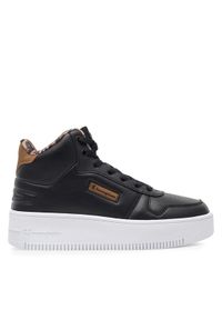 Champion Sneakersy Mid Cut Shoe Rebound Plat Mid Animalier S11609-KK001 Czarny. Kolor: czarny. Materiał: skóra #1